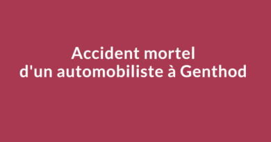 Accident mortel d’un automobiliste à Genthod